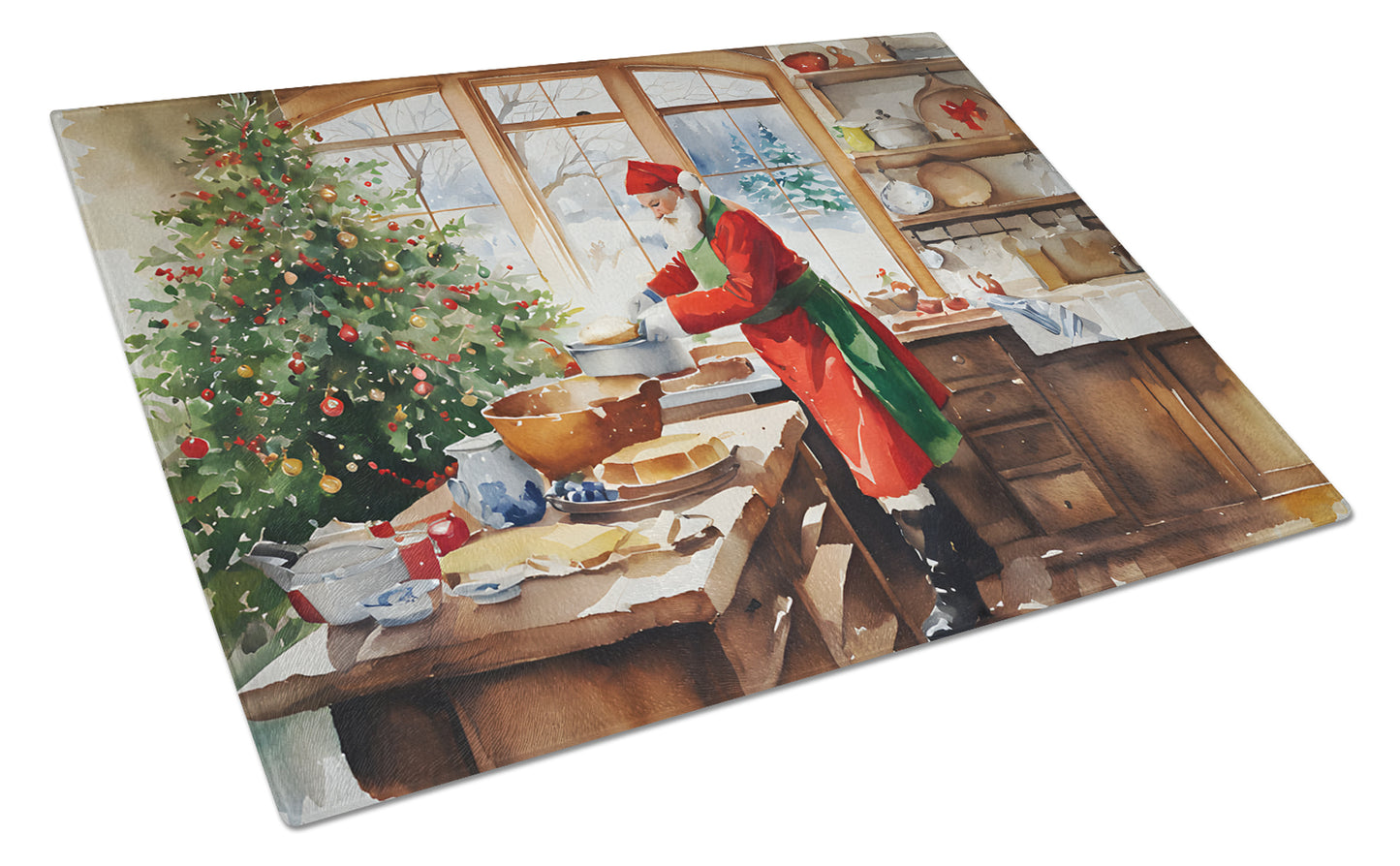 Buy this Cookies with Santa Claus Weihnachtsmann Glass Cutting Board