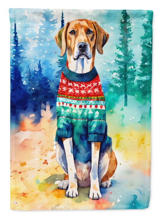 Buy this American English Coonhound Christmas House Flag