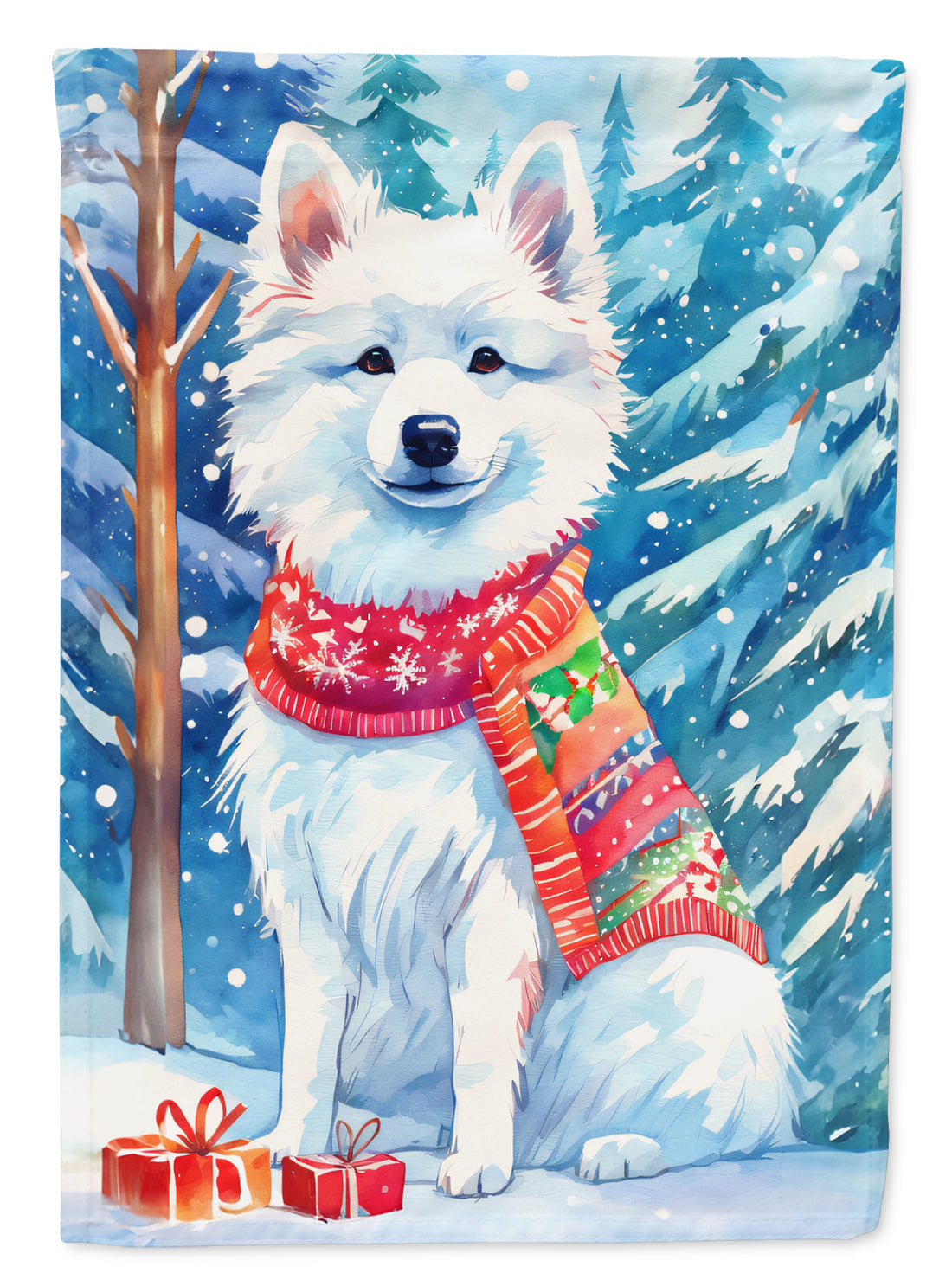 Buy this American Eskimo Christmas Garden Flag