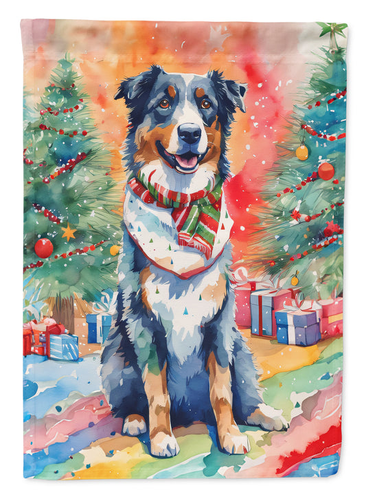 Buy this Australian Shepherd Christmas House Flag