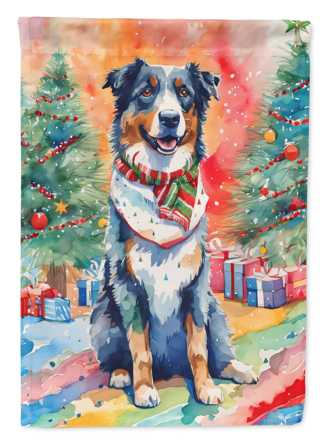 Buy this Australian Shepherd Christmas Garden Flag