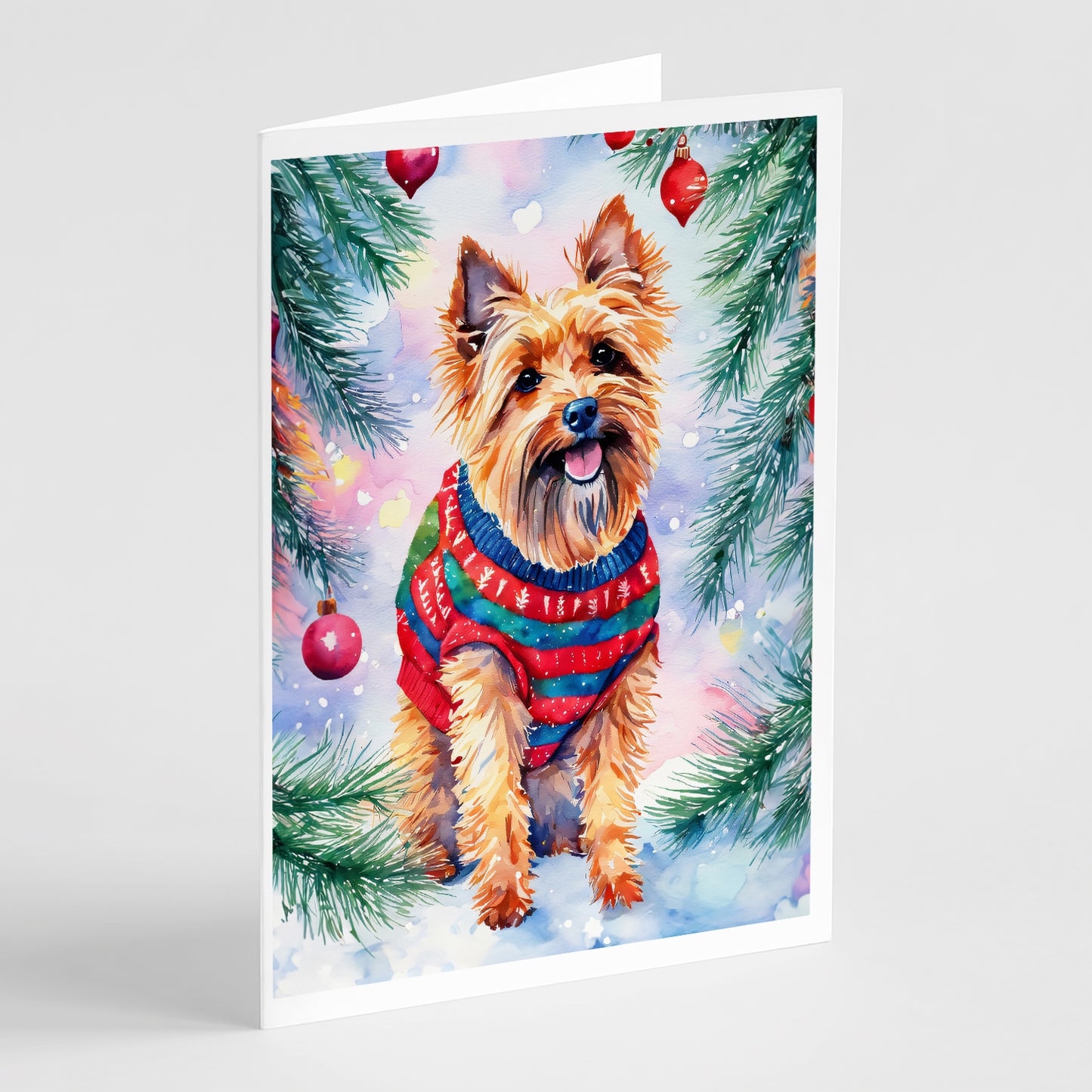 Buy this Australian Terrier Christmas Greeting Cards Pack of 8