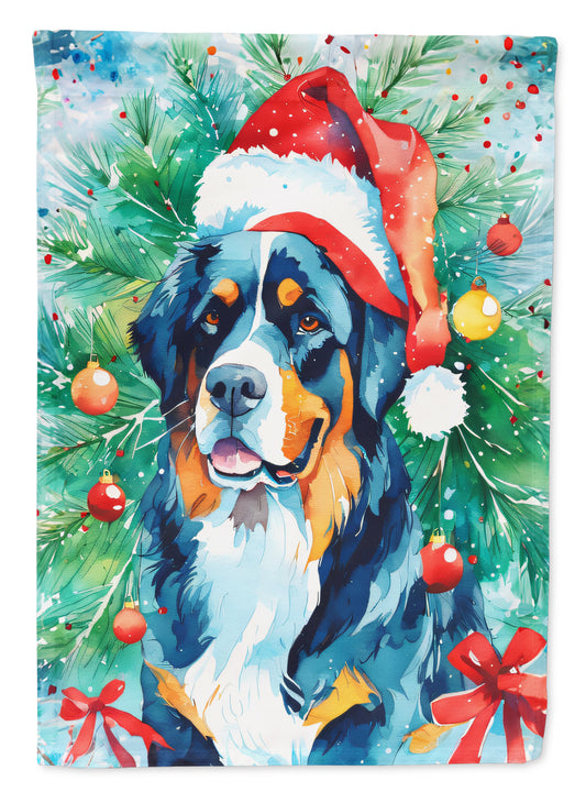 Buy this Bernese Mountain Dog Christmas Garden Flag