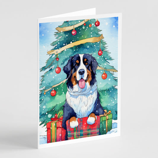 Buy this Bernese Mountain Dog Christmas Greeting Cards Pack of 8