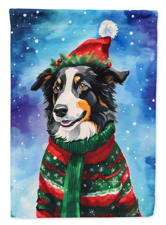 Buy this Border Collie Christmas House Flag