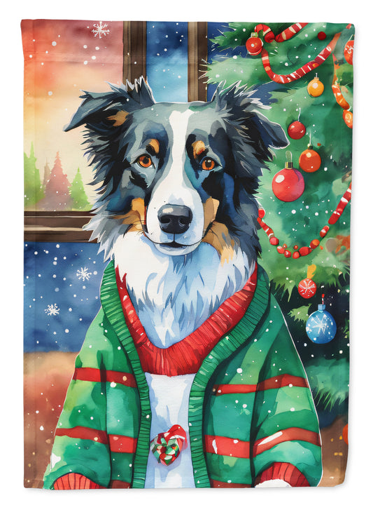 Buy this Border Collie Christmas House Flag