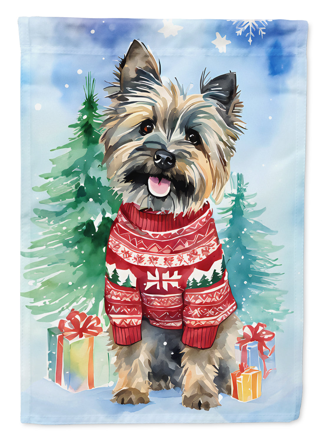 Buy this Cairn Terrier Christmas Garden Flag