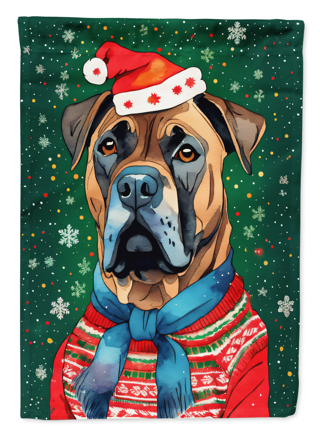 Buy this Cane Corso Christmas Garden Flag