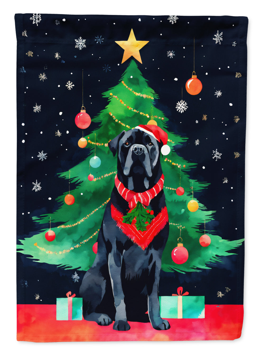 Buy this Cane Corso Christmas Garden Flag