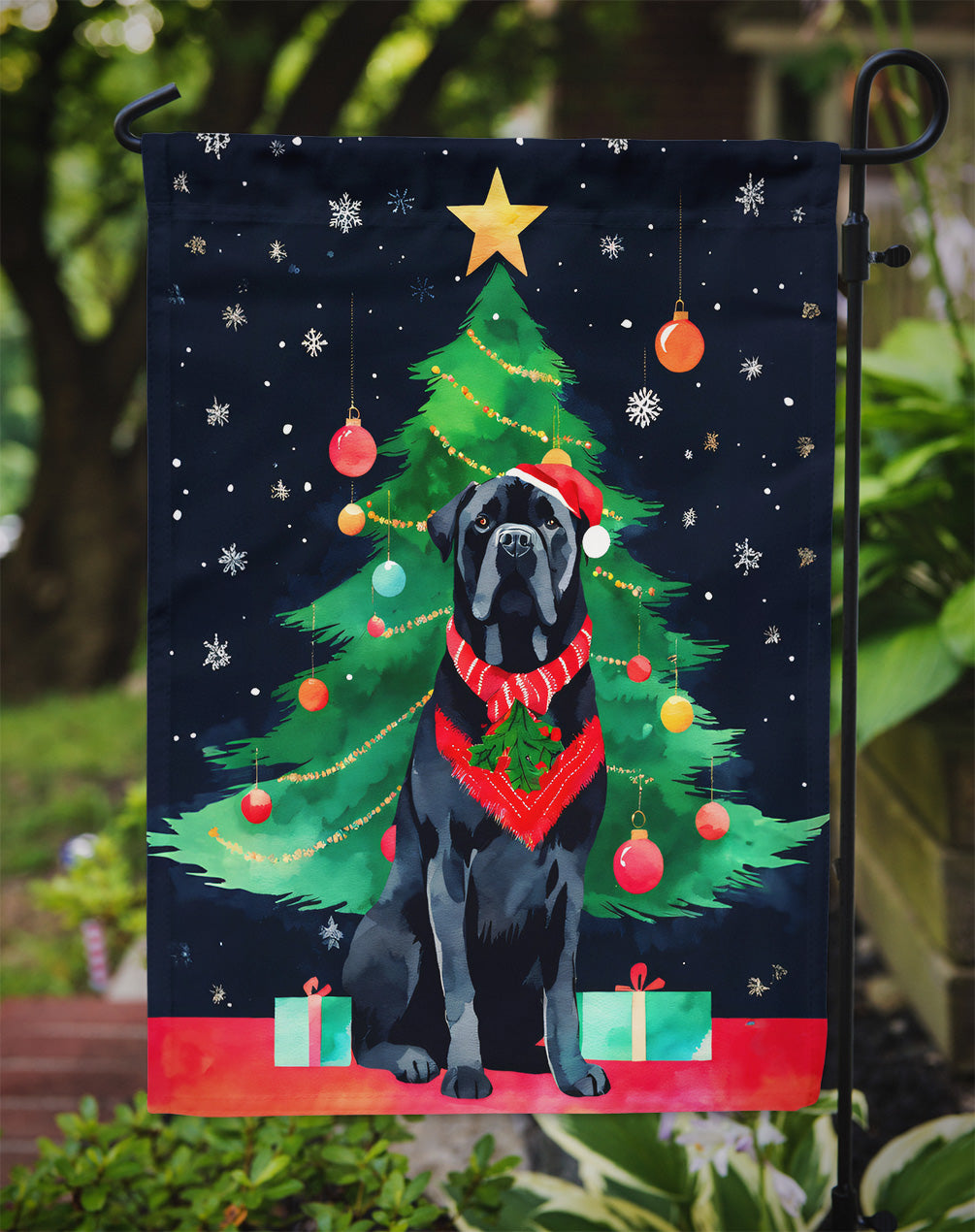 Cane Corso Christmas Garden Flag