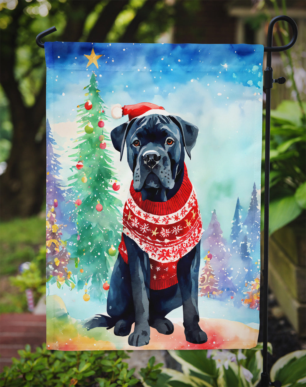 Cane Corso Christmas Garden Flag