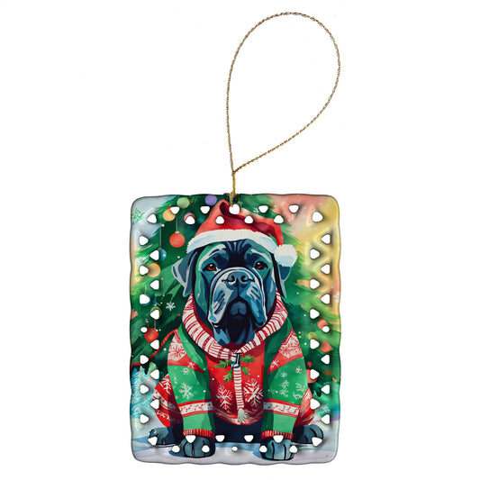 Buy this Cane Corso Christmas Porcelain Ornament