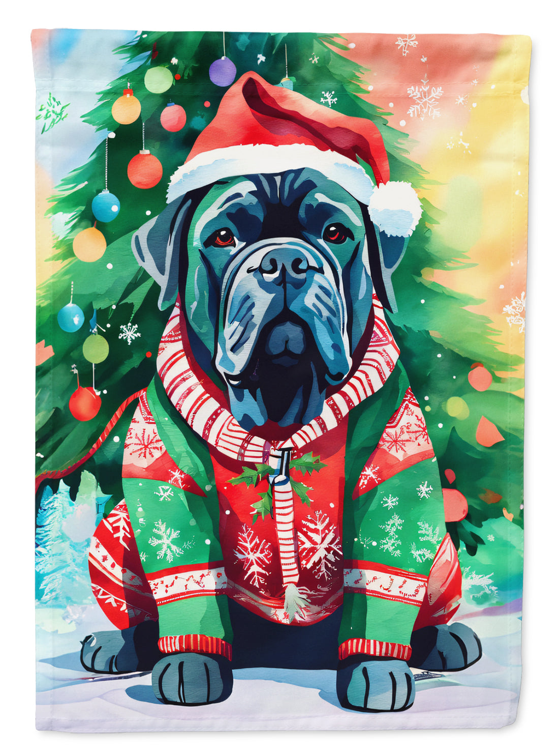 Buy this Cane Corso Christmas Garden Flag