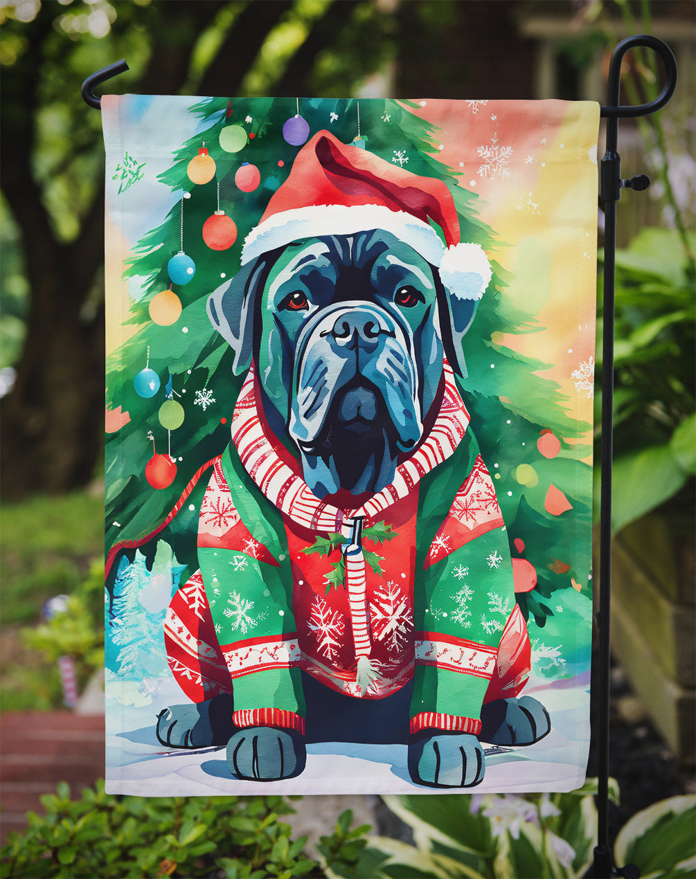 Cane Corso Christmas Garden Flag