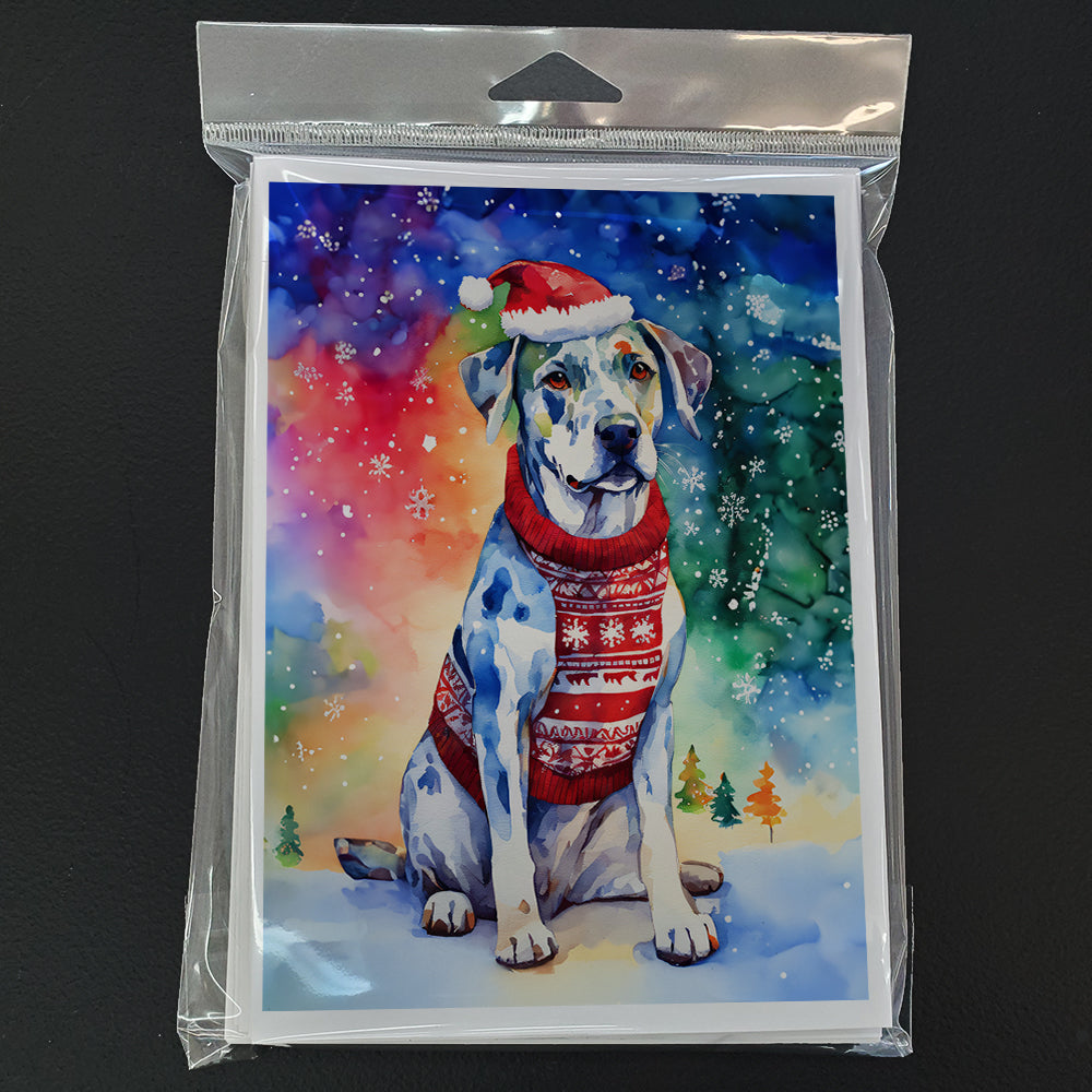 Catahoula Christmas Greeting Cards Pack of 8