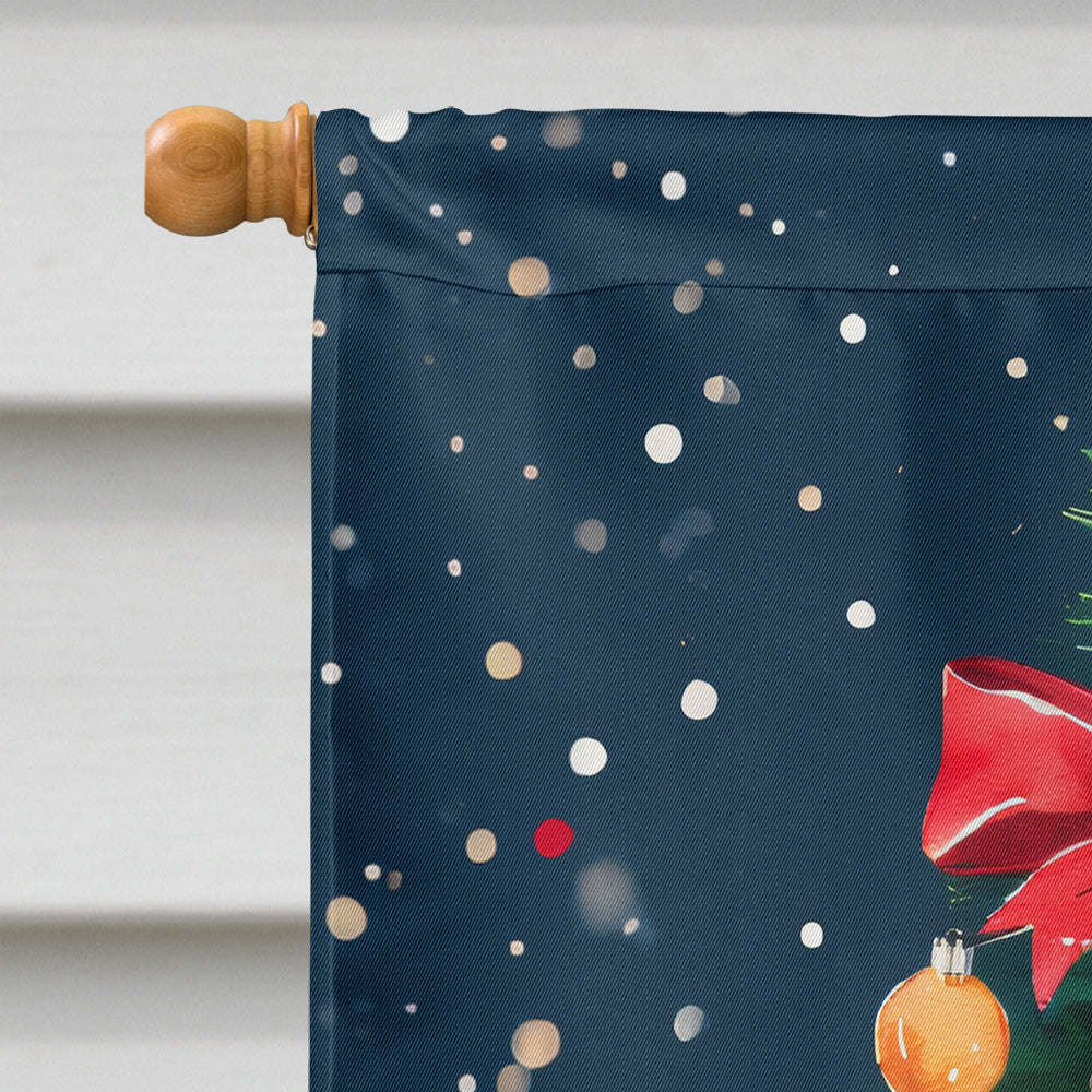 Catahoula Christmas House Flag