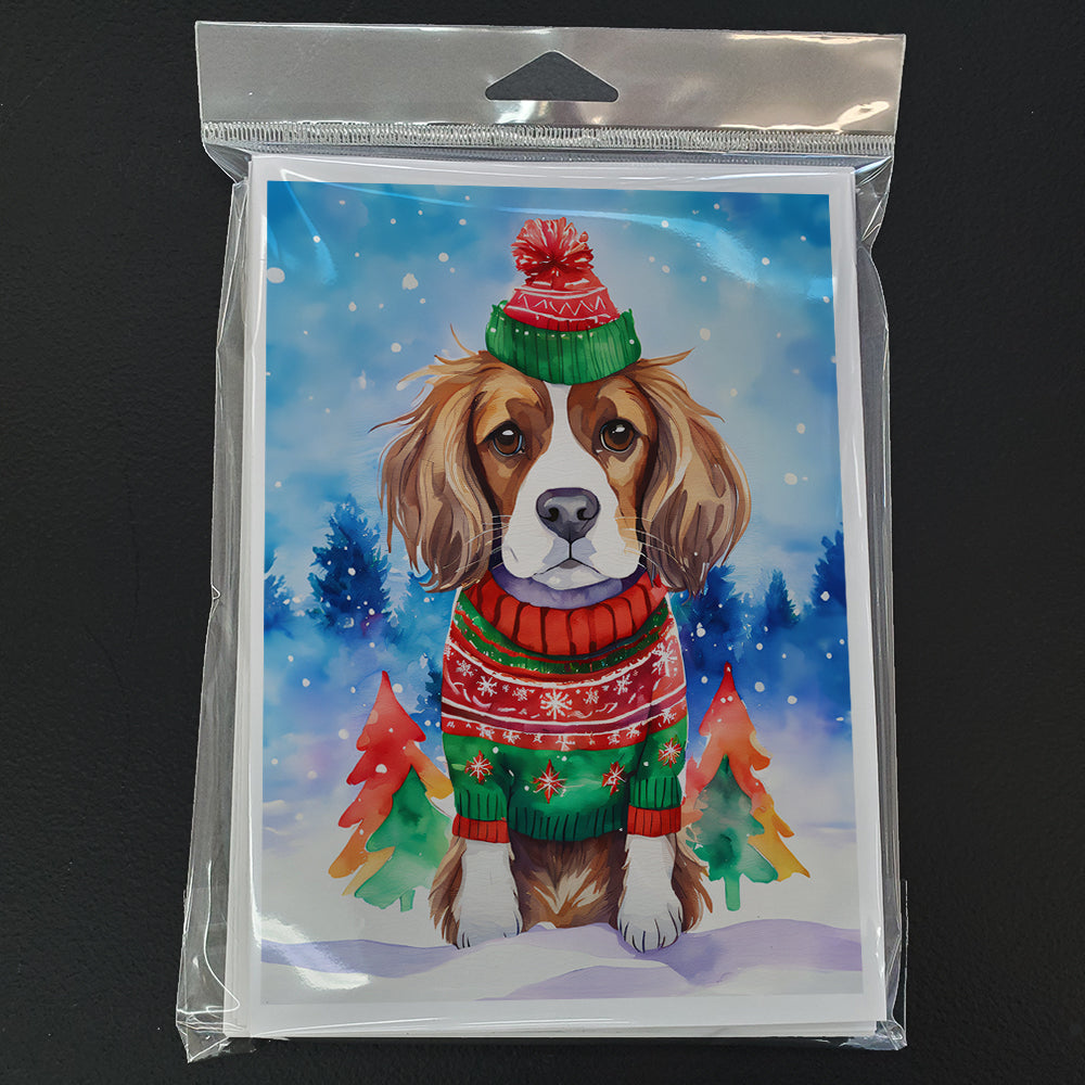 Cavalier Spaniel Christmas Greeting Cards Pack of 8