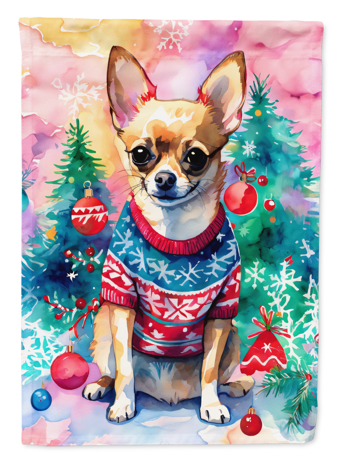 Buy this Chihuahua Christmas Garden Flag