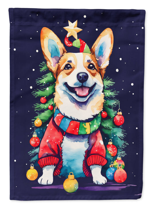 Buy this Corgi Christmas House Flag