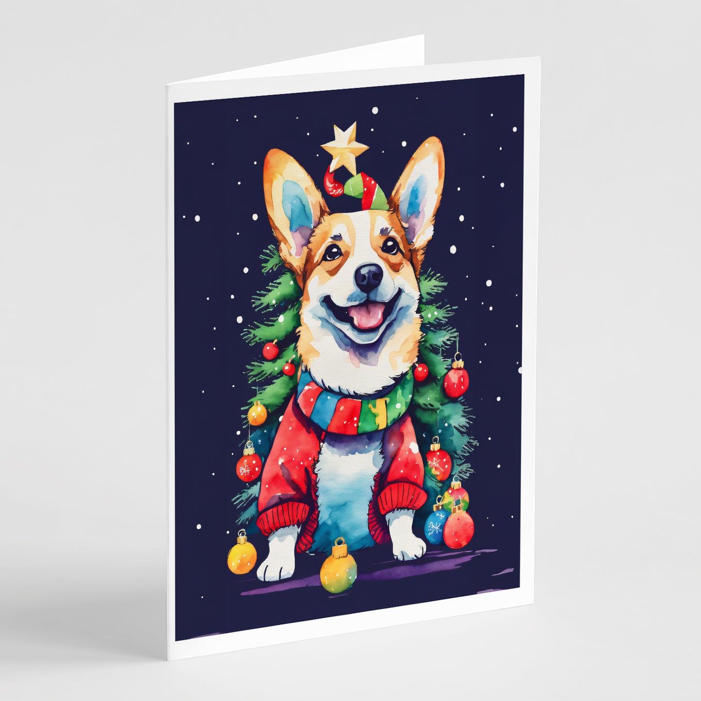 Buy this Corgi Christmas Greeting Cards Pack of 8