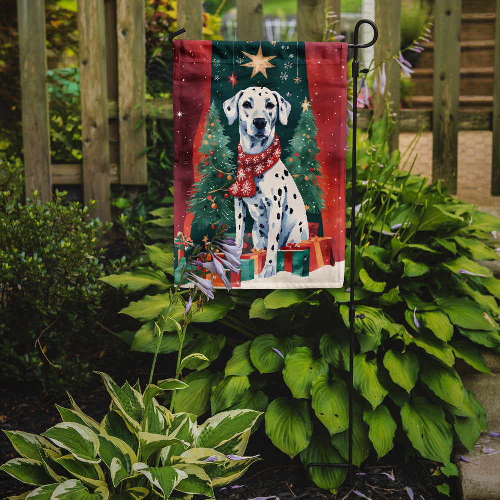 Dalmatian Christmas Garden Flag