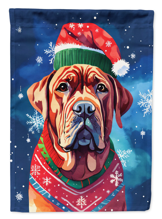 Buy this Dogue de Bordeaux Christmas House Flag