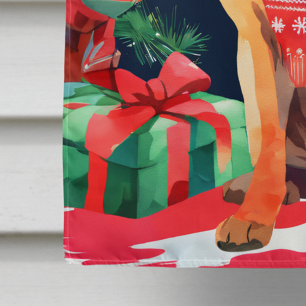 Dogue de Bordeaux Christmas House Flag