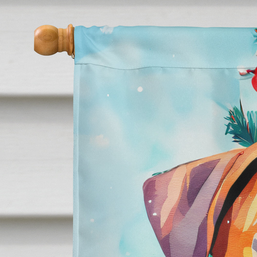 Dogue de Bordeaux Christmas House Flag