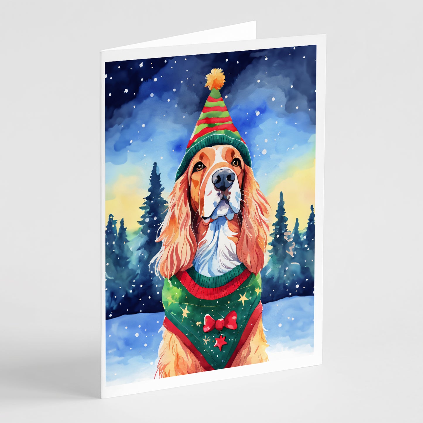 Buy this English Setter Christmas Greeting Cards Pack of 8