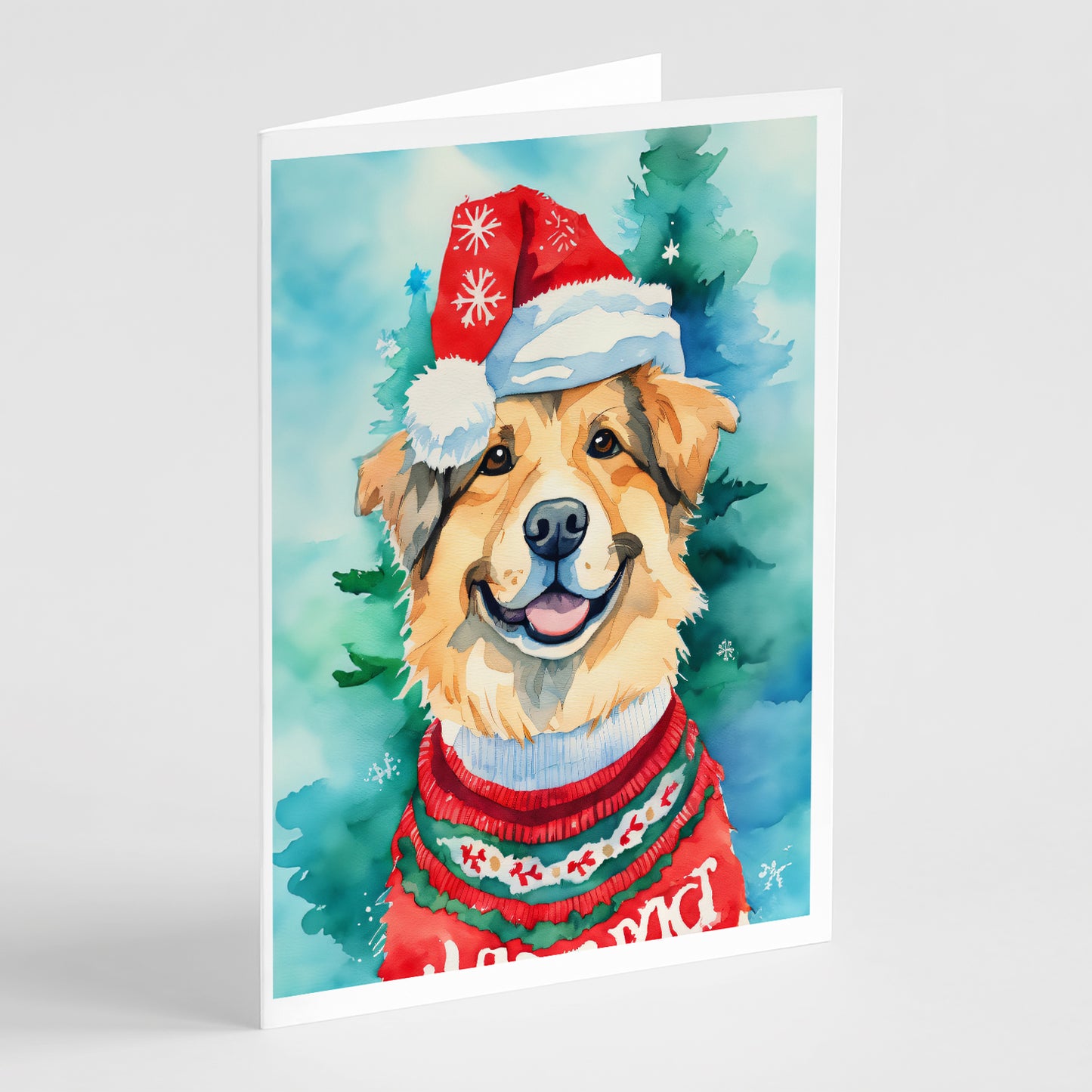 Buy this Finnish Lapphund Christmas Greeting Cards Pack of 8