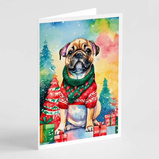 Buy this French Bulldog Christmas Greeting Cards Pack of 8