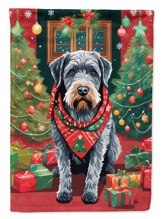 Buy this German Wirehaired Pointer Christmas House Flag