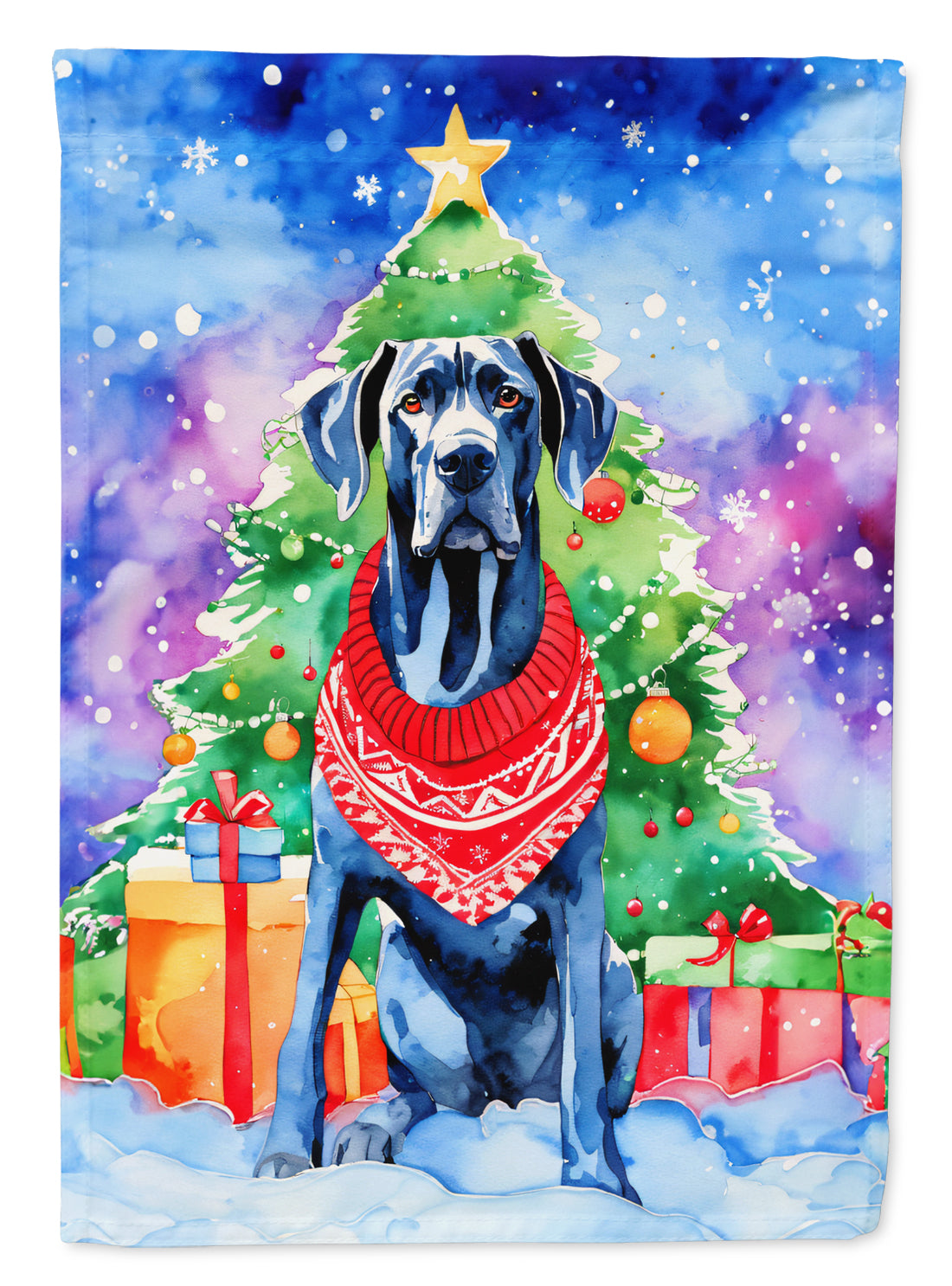 Buy this Great Dane Christmas Garden Flag