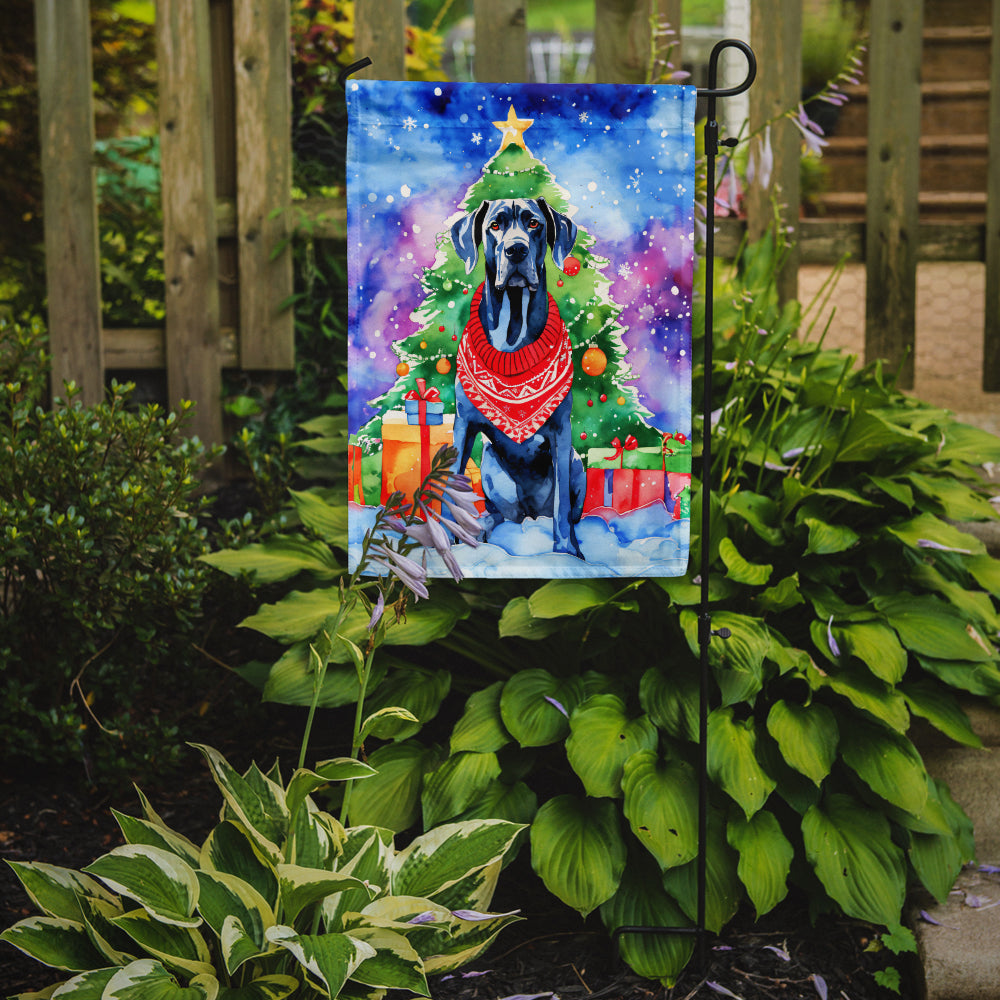 Great Dane Christmas Garden Flag