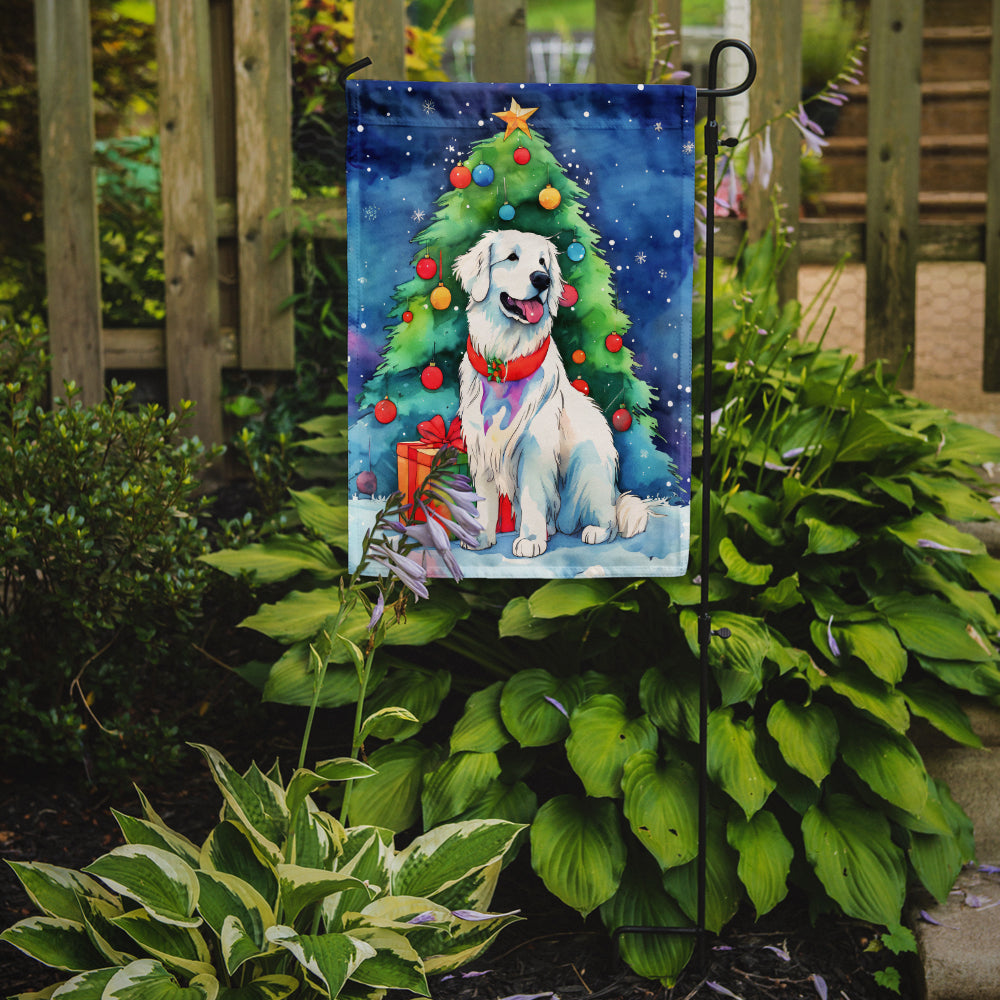 Great Pyrenees Christmas Garden Flag