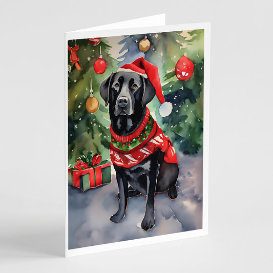 Buy this Black Labrador Retriever Christmas Greeting Cards Pack of 8