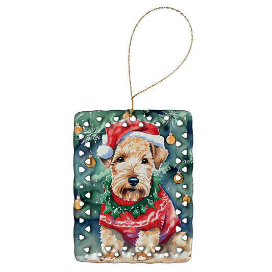 Buy this Lakeland Terrier Christmas Porcelain Ornament