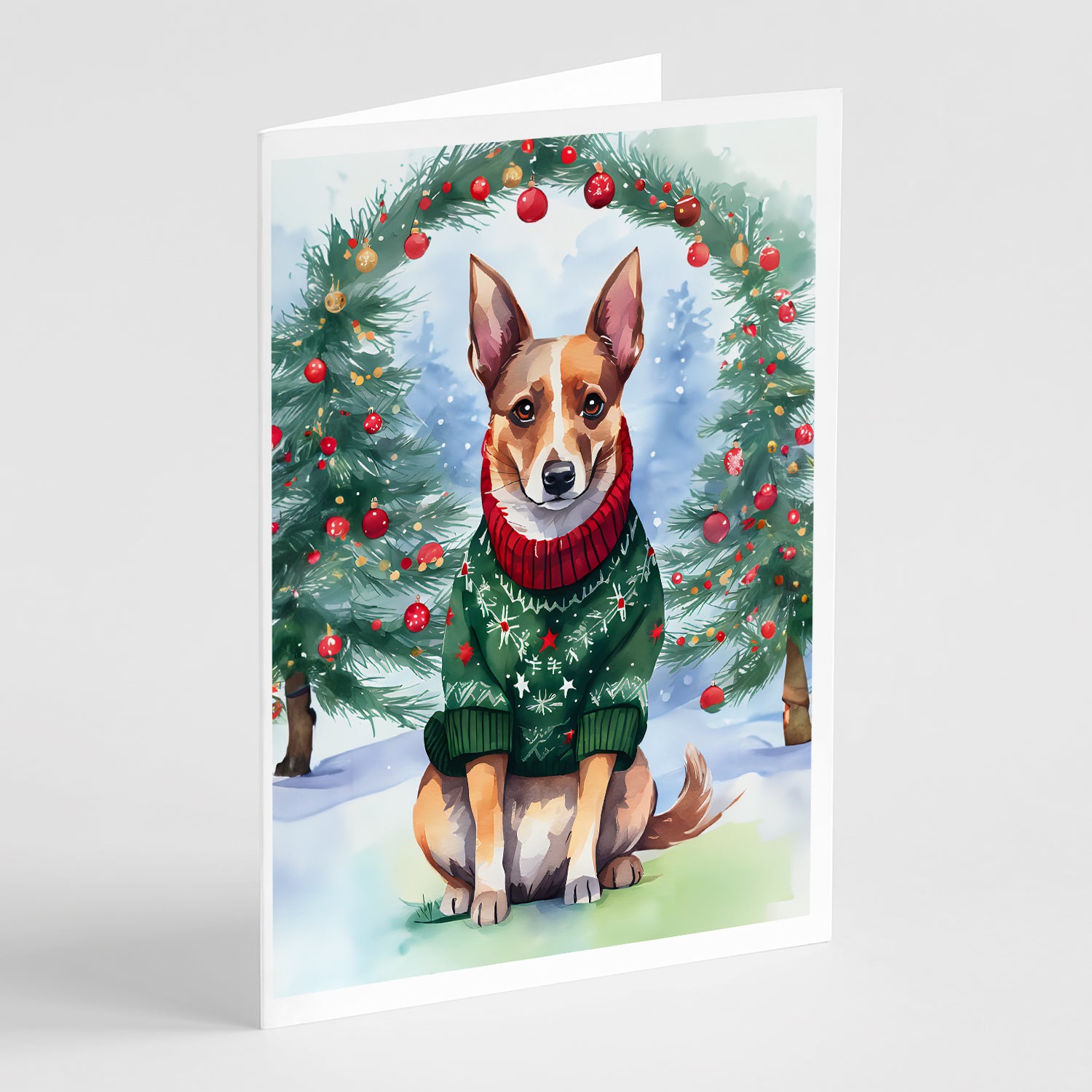 Buy this Lancashire Heeler Christmas Greeting Cards Pack of 8