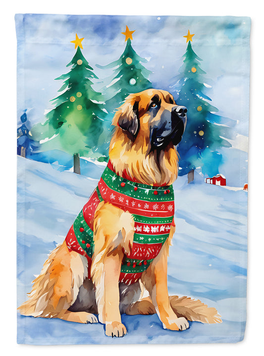 Buy this Leonberger Christmas House Flag