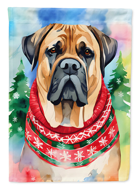 Buy this Mastiff Christmas Garden Flag