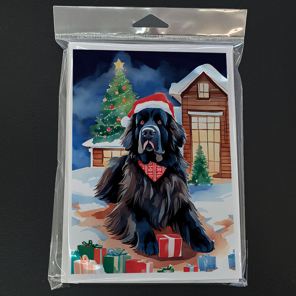 Newfoundland Christmas Greeting Cards Pack of 8