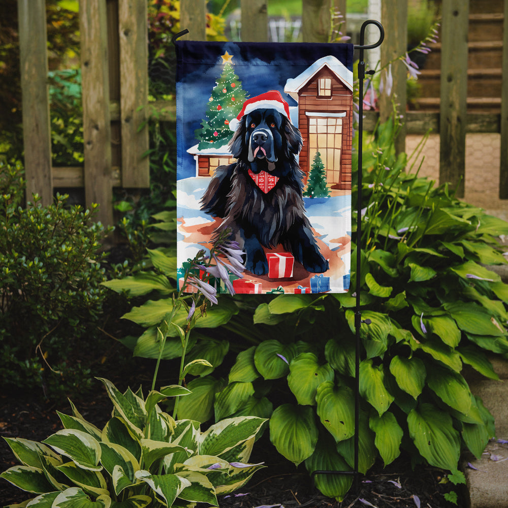 Newfoundland Christmas Garden Flag