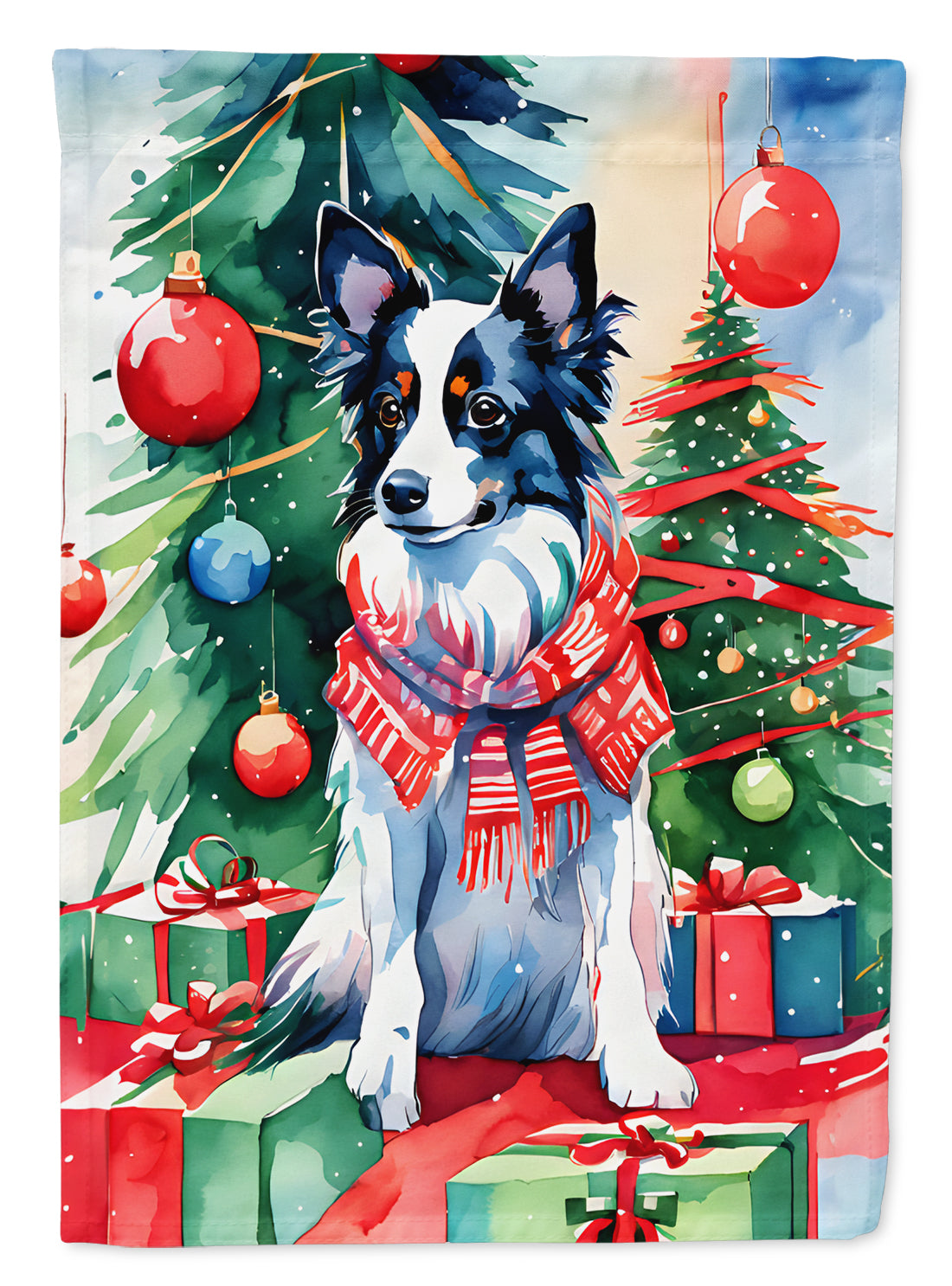 Buy this Papillon Christmas Garden Flag