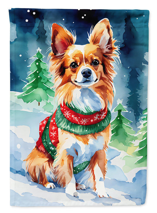 Buy this Papillon Christmas Garden Flag