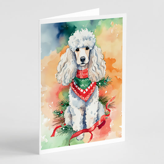 Buy this Poodle Christmas Greeting Cards Pack of 8