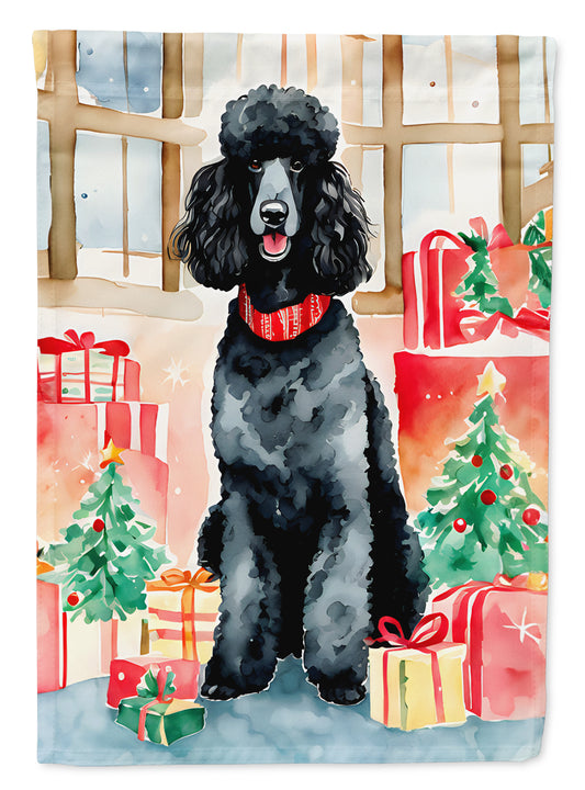 Buy this Poodle Christmas Garden Flag