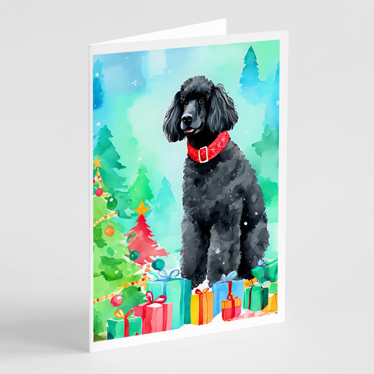 Buy this Poodle Christmas Greeting Cards Pack of 8