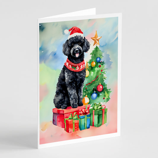 Buy this Poodle Christmas Greeting Cards Pack of 8