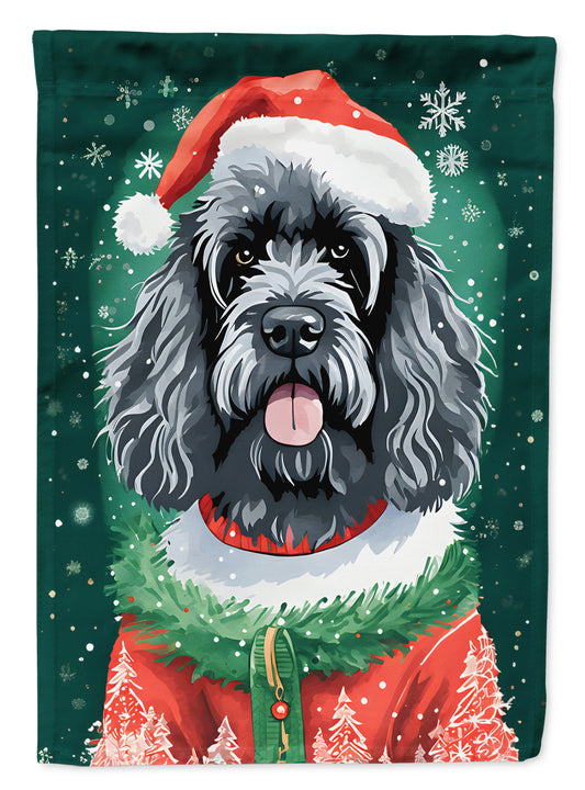 Buy this Portuguese Water Dog Christmas House Flag