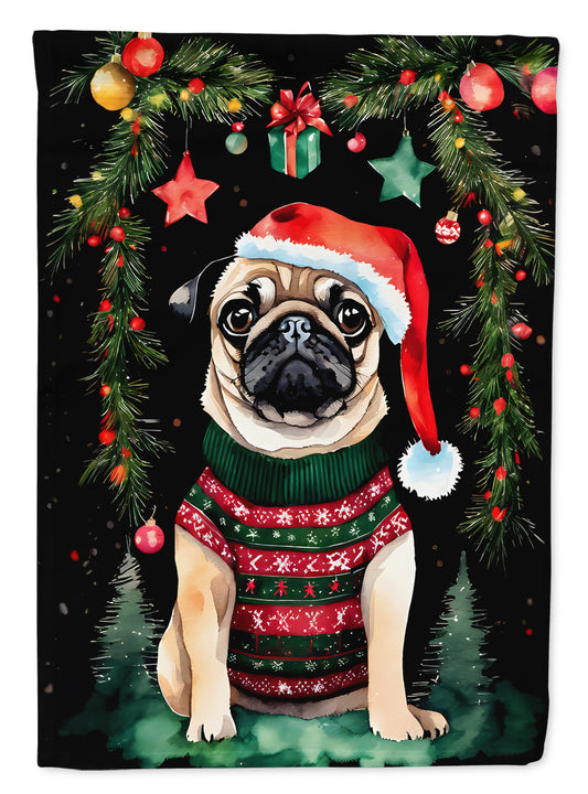 Buy this Pug Christmas Garden Flag